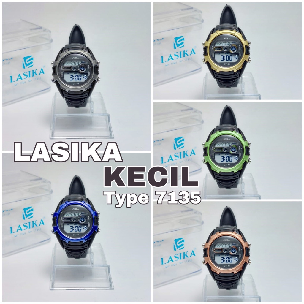 LASIKA NEW Jam Tangan Anak TK SD SMP Anti Air Bisa Berenang Free Box