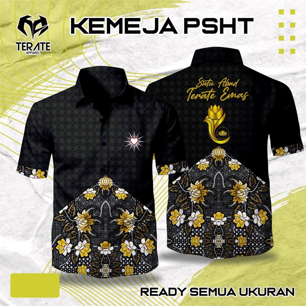 KEMEJA FULLPRINT // KEMEJA TERATE EMAS