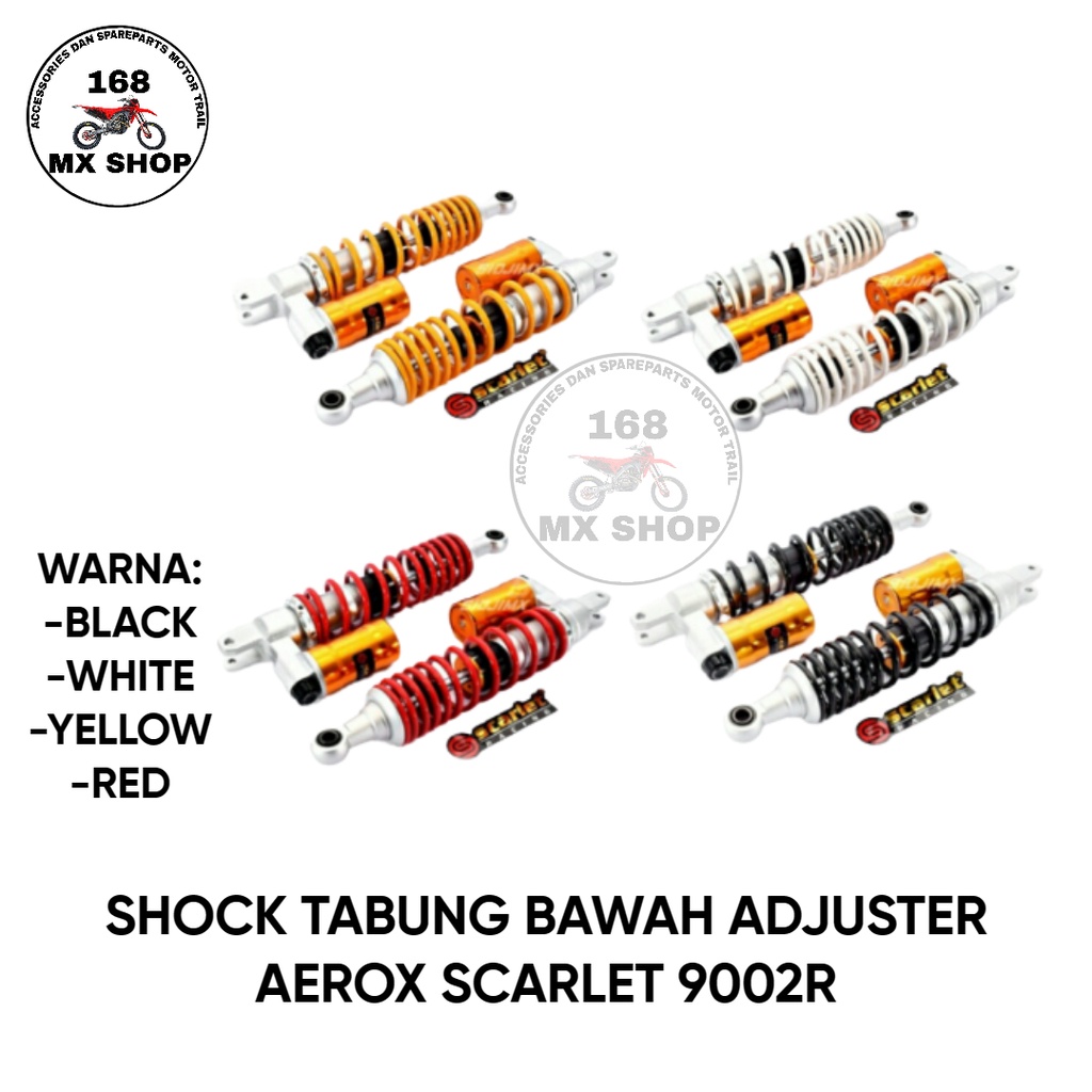 SHOCK ABSORBER SHOCKBREAKER TABUNG BAWAH ADJUSTER AEROX SCARLET 9002R