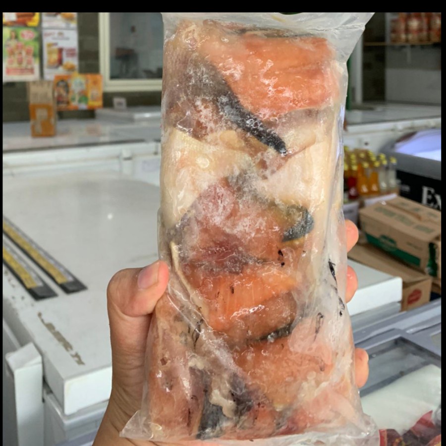 Tetelan Salmon Tanpa Tulang dan Kulit/Salmon Fish 500 Gr