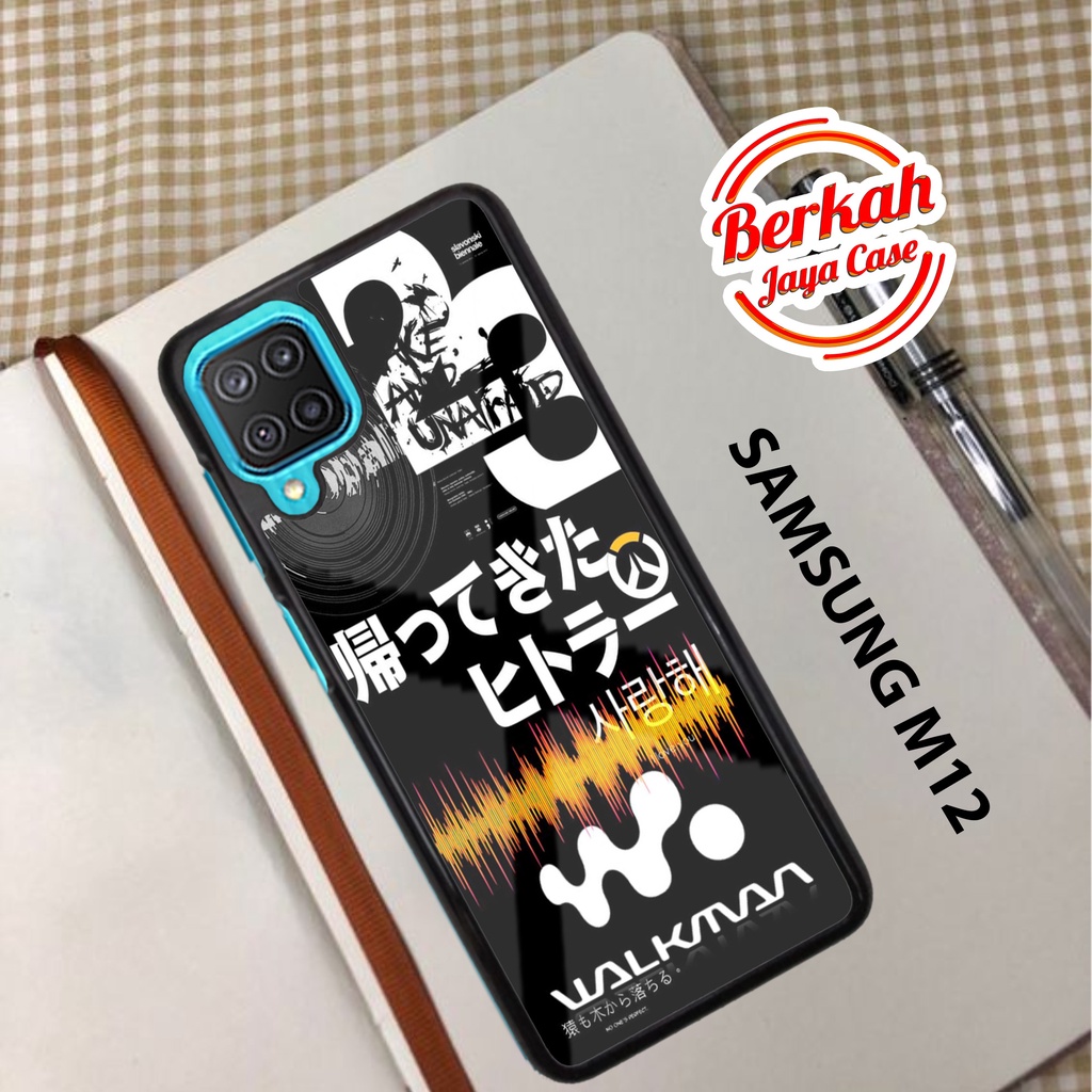 Case SAMSUNG M12 Casing SAMSUNG M12 Casing Hardcase Case ABSTRAK Casing Premium Case Softcase Casing