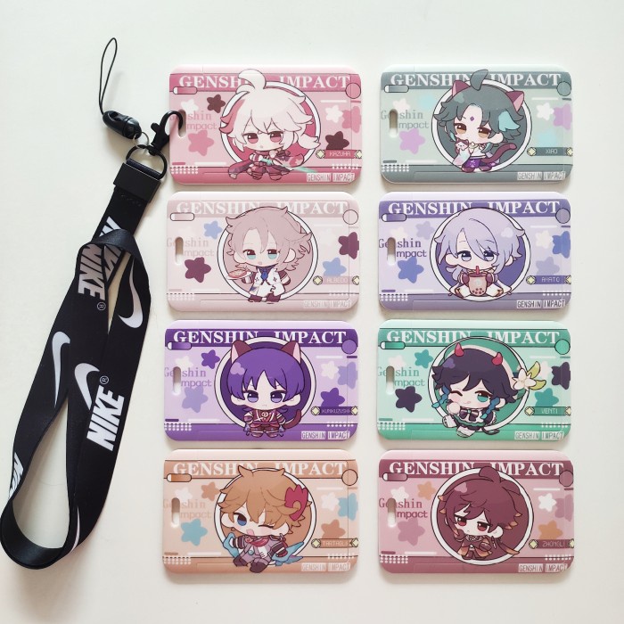 

Best Seller Card Holder Name Tag Lanyard / Kalung Wadah Kartu Genshin Impact 1