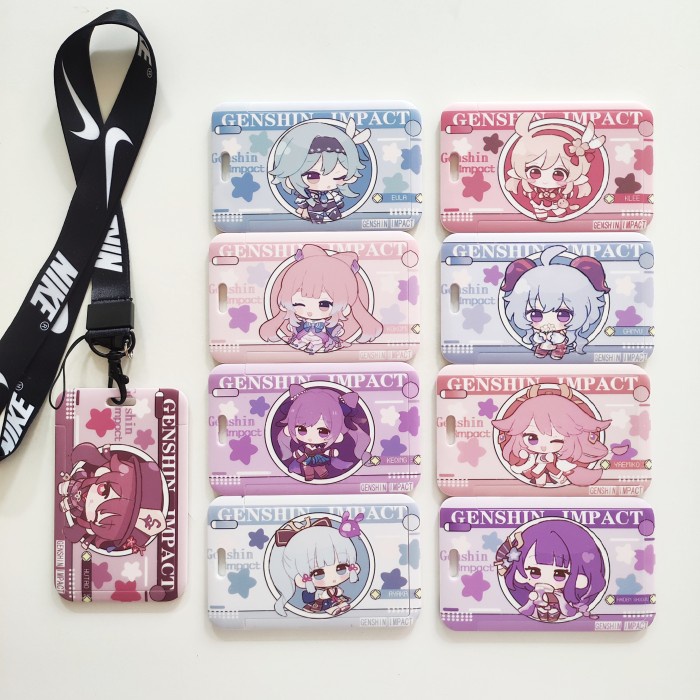 

Best Seller Card Holder Name Tag Lanyard / Kalung Wadah Kartu Genshin Impact 2