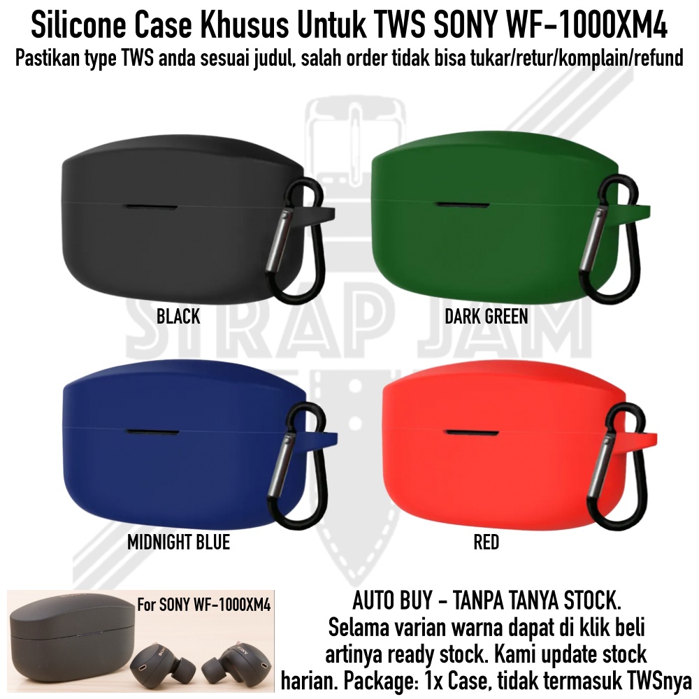 Silikon SONY WF 1000XM4 wf1000xm4 TWS - Case Cover Casing Pelindung