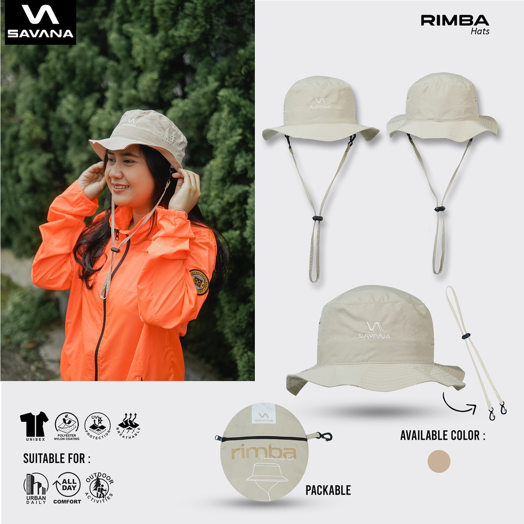 Savana Topi Rimba Packable