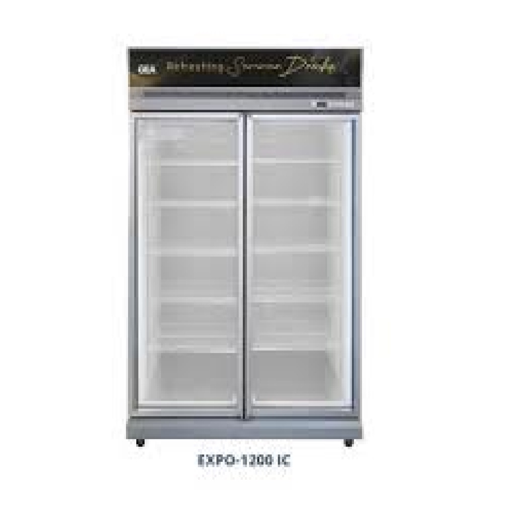 DISPLAY COOLER EXPO-1200IC GEA / Kulkas pendingin minuman 2 pintu 1195 liter / kulkas minuman