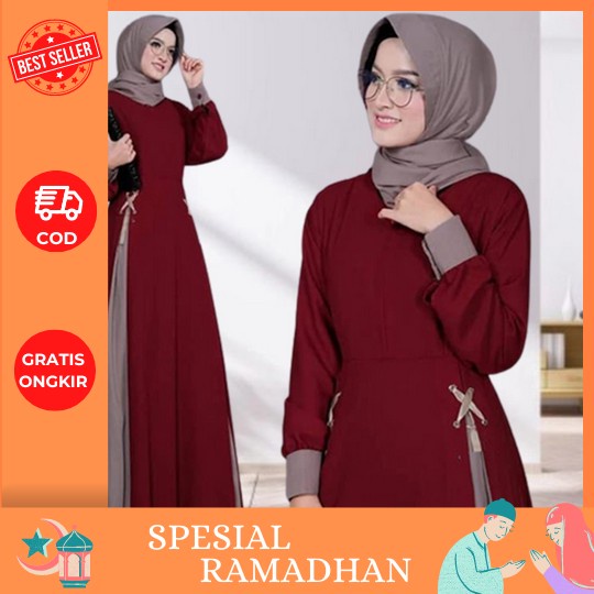 Baju Wanita Gamis Remaja Terbaru Kekinian 2023 / Ir Fashion / Termurah / Terlaris / Cod Bayar Ditemp