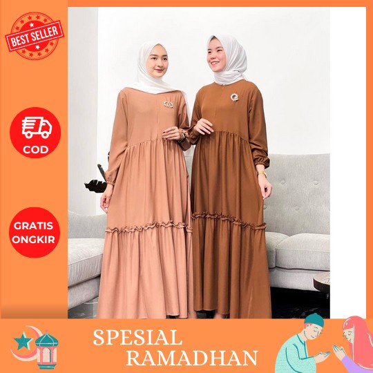 Bsju Muslimah Branded Gamis Wsnita Terbaru Gsmis Lebaran 2023 Baju Muslimah Kekinian Gamus Wnita Mot