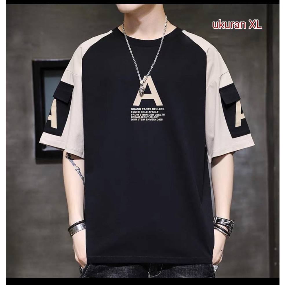 AMOSJKT28.ATASAN LENGAN PEDEK/OBLONG/BAJU DEWASA/KAOS A