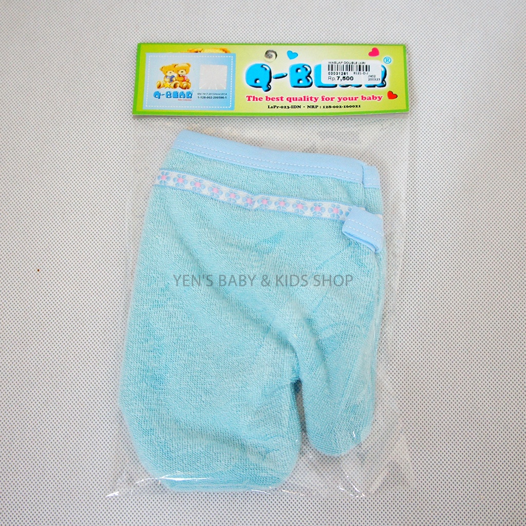 Q-Bear Washlap Handuk Mandi Bayi Double Jari