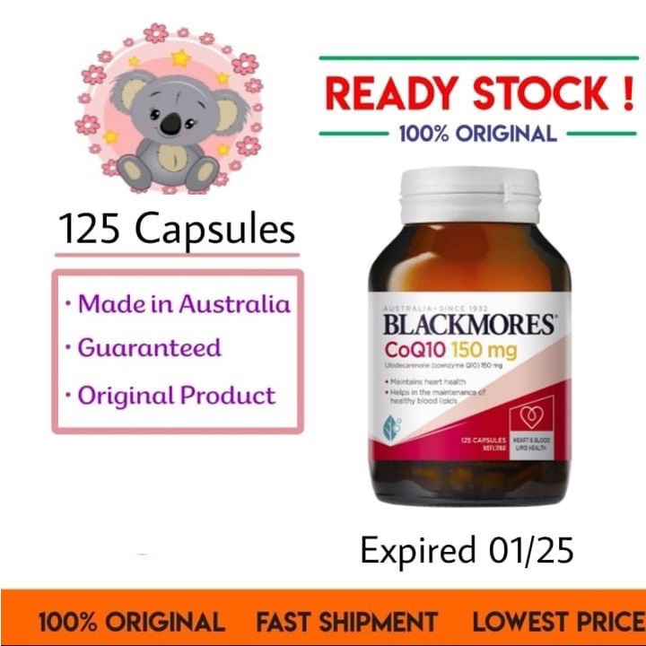 Blackmores coq10 coQ10 150mg 125 tablet blackmores ORI Aussie