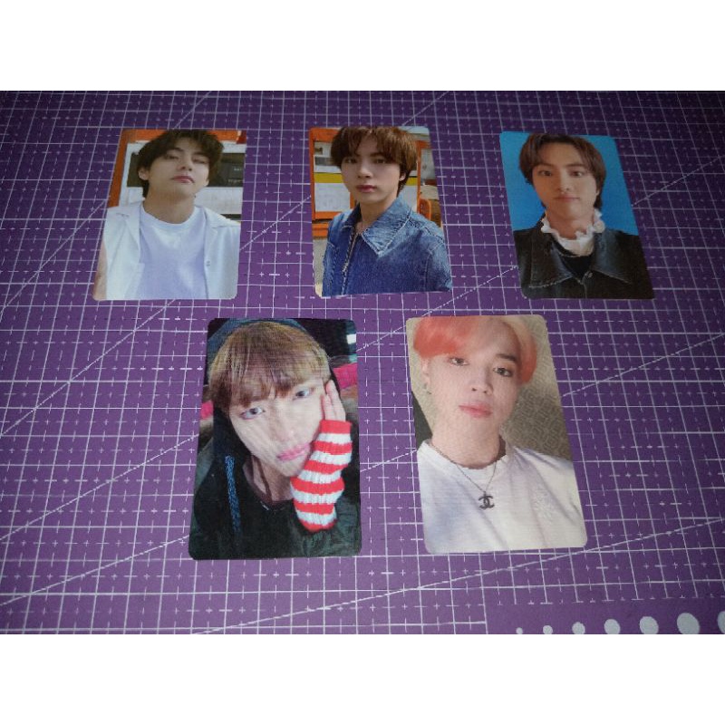 Photocard album bts official butter pesona ynwa taehyung jin jimin pc