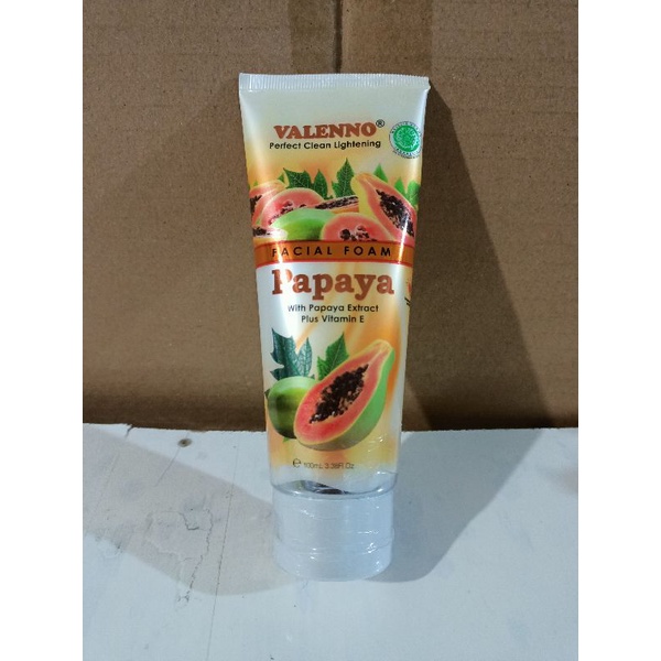 Valenno Facial Foam Papaya 100ml