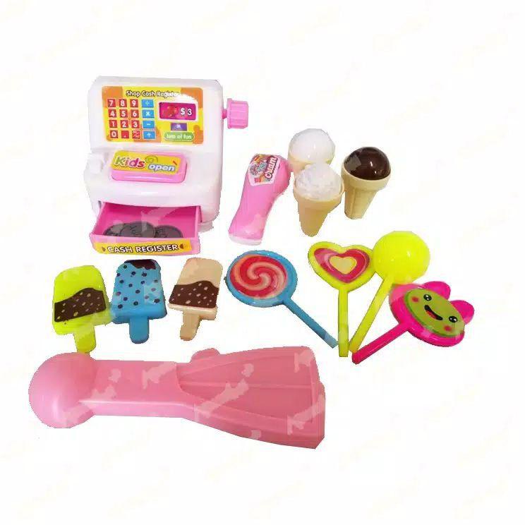 ORIGINAL% Mainan anak Cash Register Ice Cream permen LK 14