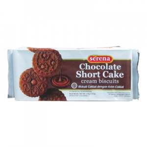 

SERENA BISCUIT SHORT CAKE CREAM CHOCOLATE PCK 225g