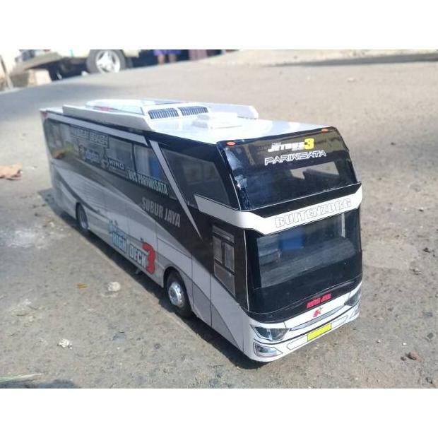 MUST HAVE MINIATUR BIS SUBUR JAYA JETBUS 3 BUITENZORG BUATAN MUJIONO TERMURAH