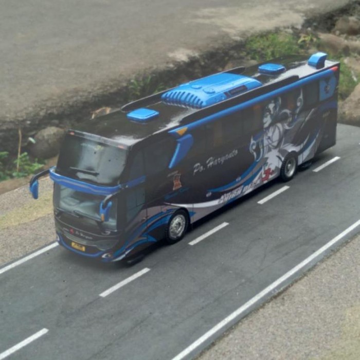 FLASH SALE MINIATUR BUS PO. HARYANTO JB3SHD VOYAGER TERLARIS
