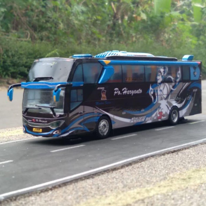 HOT SALE MINIATUR BUS PO. HARYANTO JB3SHD VOYAGER TERBARU