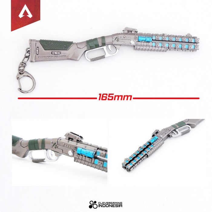 PROMO MINIATURE APEX PEACEKEEPER WEAPON KEYCHAIN FIGURE GAMING TERMURAH