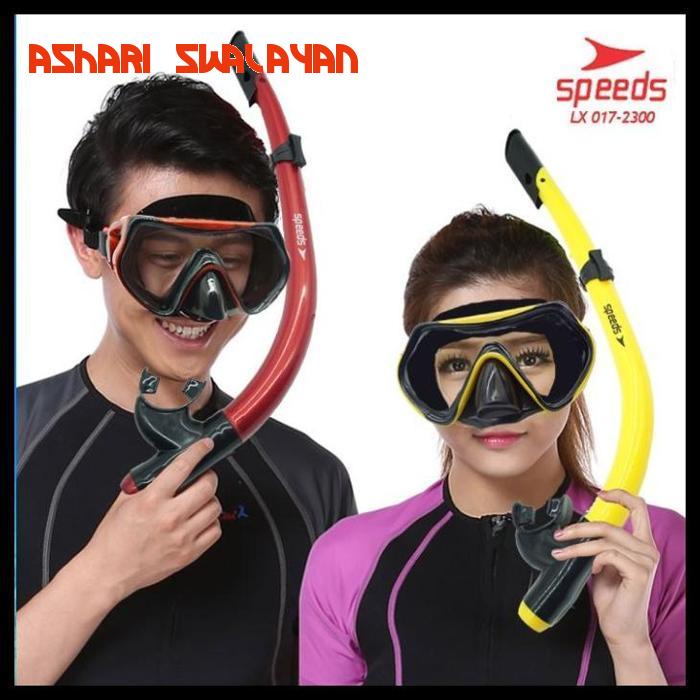 KACAMATA SNORKELING SET ALAT SNORKELING ORIGINAL GRATIS TAS SPEEDS BEST PRODUK