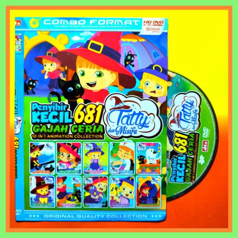 Kaset Film Koleksi Kartun Anak Terlaris Tatty Dan Misifu Vol. 681 Penyihir Kecil Bahasa Indonesia