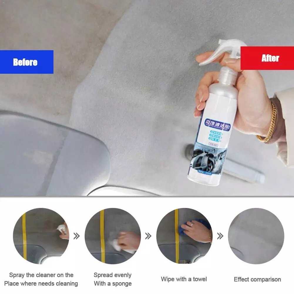 ( 100% BARANG ORI ) SHUAXINBAO Car Interior Cleaning Agent Pembersih Interior Mobil 256ml - G270