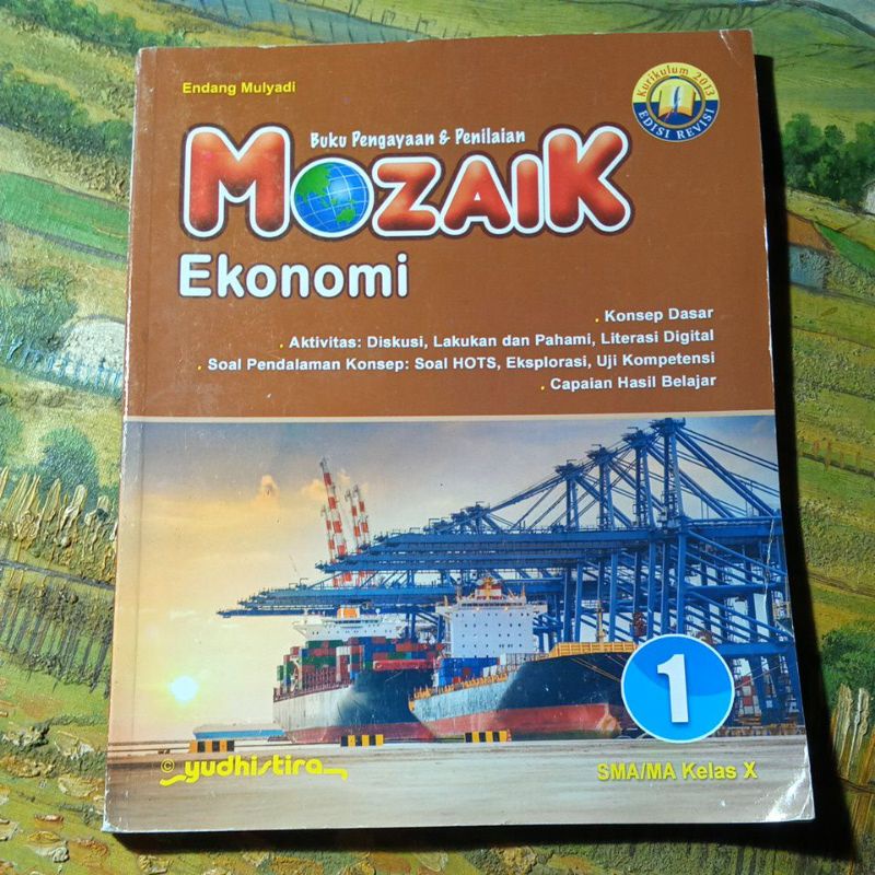 Buku Mozaik ekonomi SMA/MA kelas 10 jilid 1, Yudhistira