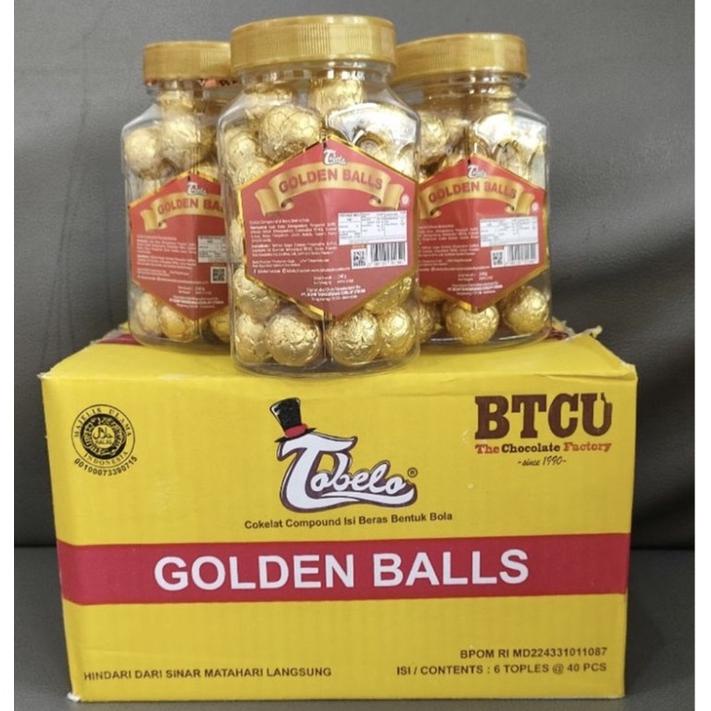 

Tobelo Golden Ball Per Dus 6 Toples X 40 Pcs Yesicamart