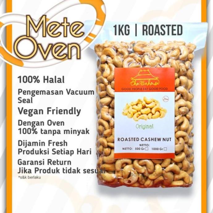 

Kacang Mete Mede Oven Panggang Roasted Cho.Berhouse Wonogiri 1Kg Yesicamart