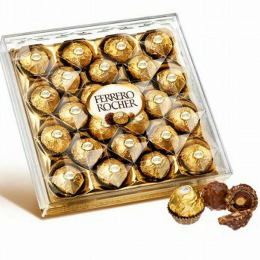 

Ferrero Rocher Chocolate T-24 (Isi 24) Box Yesicamart