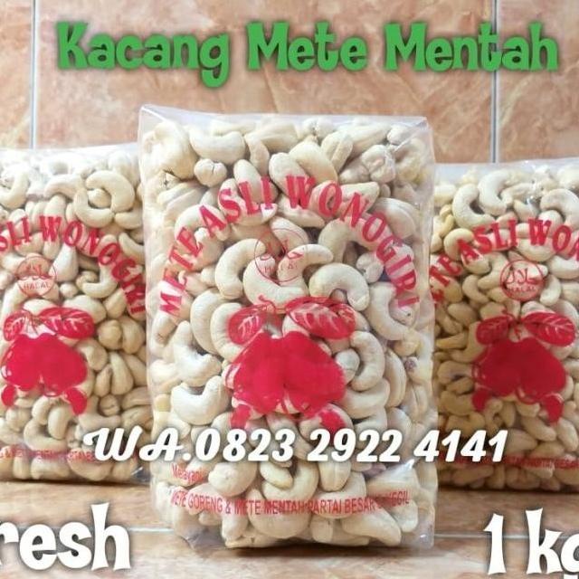 

Asli!! Grosir Kacang Mede/Mete/Cashew Nut Mentah Asli Wonogiri 1 Kg Yesicamart