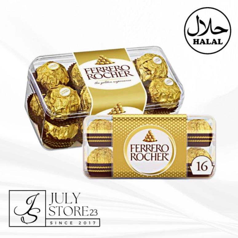 Ferrero Rocher T16 Chocolate / Coklat Isi 16 Cheeksredstore