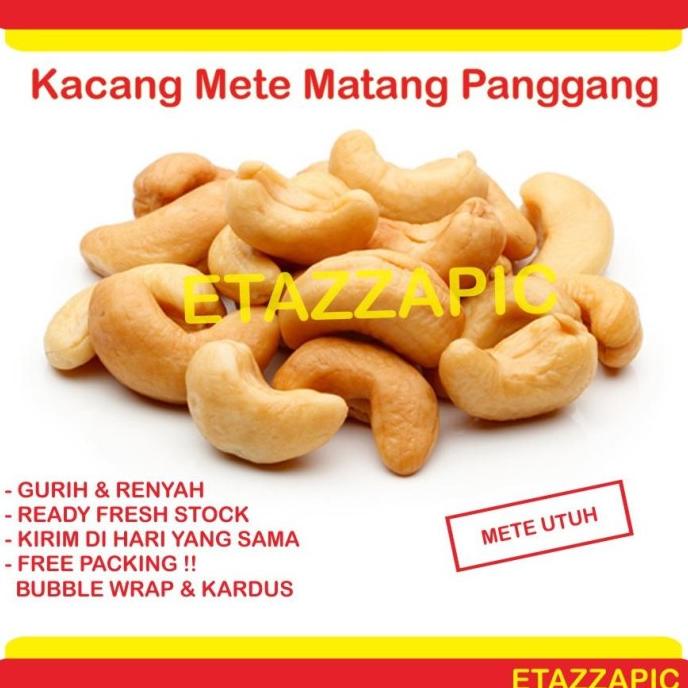 

Kacang Mete Mede Mente Matang Gurih Panggang Oven Cashew Nut Roasted Olshoppanda_
