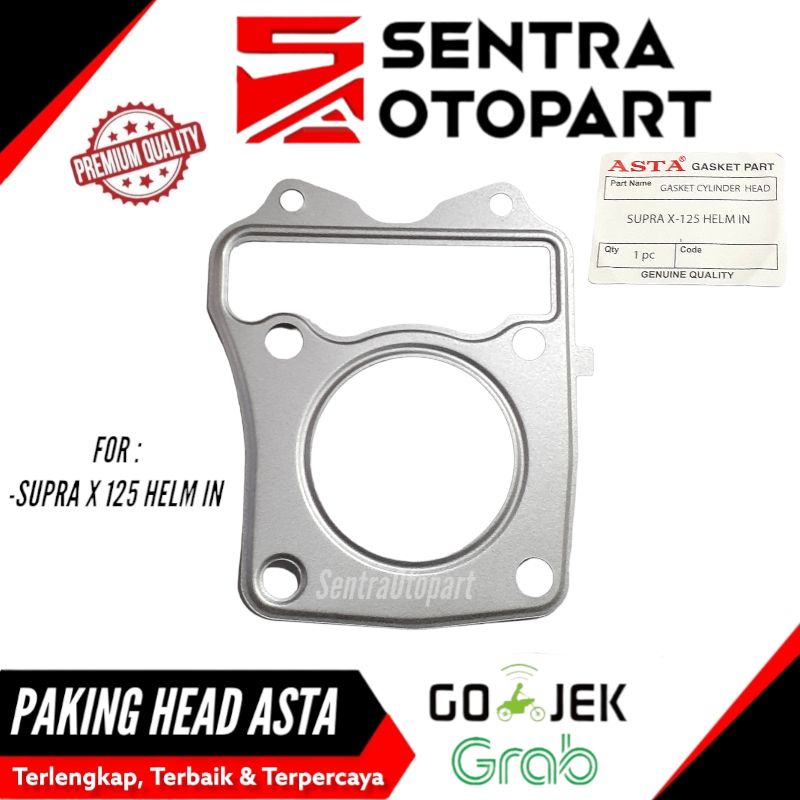 Paking perpak head het silinder atas Supra x 125 helm in supra x 125 fi 14 asta