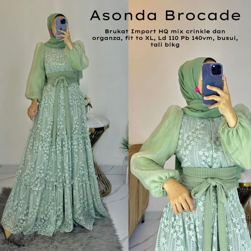 SL Asonda Brocade Lebel jasmine