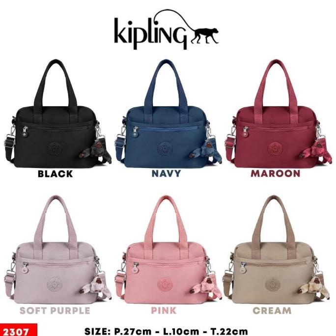 Tas Selempang Kipling 2307 2in1 Bahan Nylon. Tas Wanita Tas Kipling
