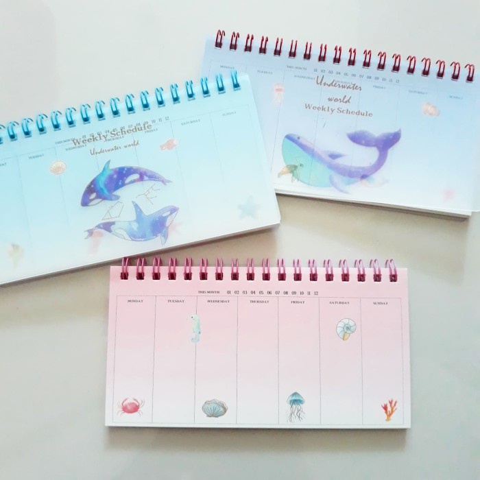 

Best Seller Cute Sea Pastel Weekly Planner / Buku Angenda Jadwal / Scheduler