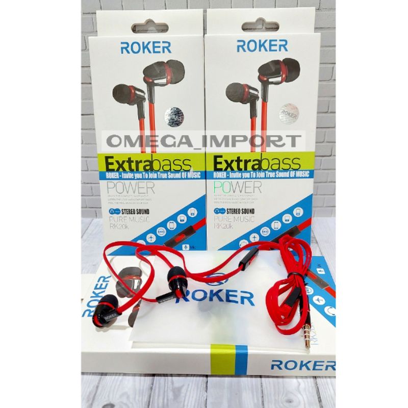 (OM) Hf Headset ROKER RK20k Power Extra Bass