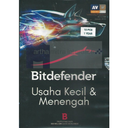 Bitdefender Anti Virus Usaha Kecil Menengah UKM - 10 Devices