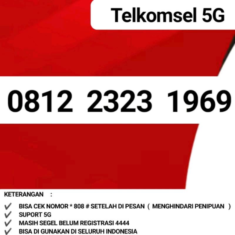 Simpati 1969 Nomor Cantik Simpati 4G Seri Tahun Lahir 1969 Simpati Kembar 2323 Simpati 1919 6969