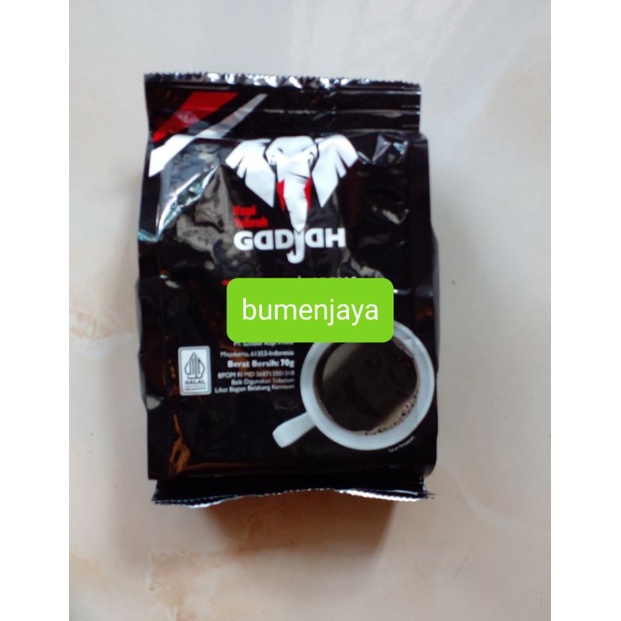 

0kopi tubruk gadjah 60 gram tanpa gula kopi bubuk saja