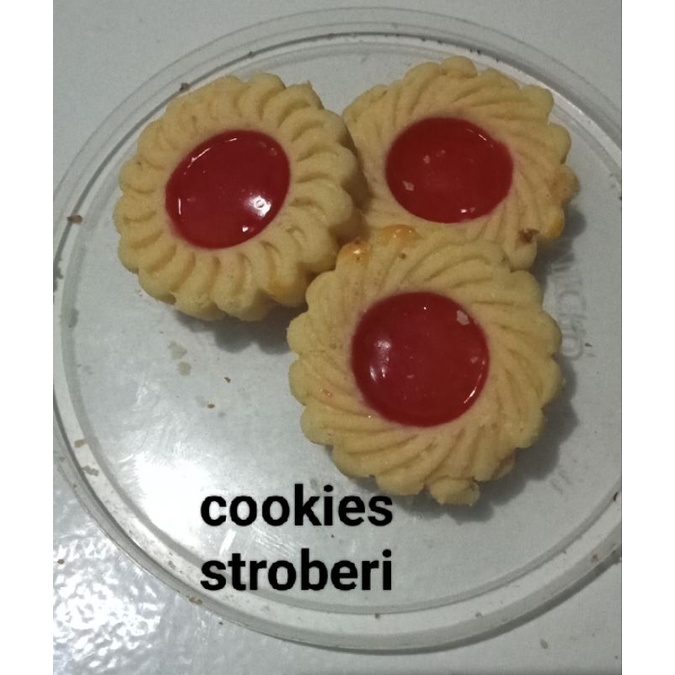

cookies stroberi
