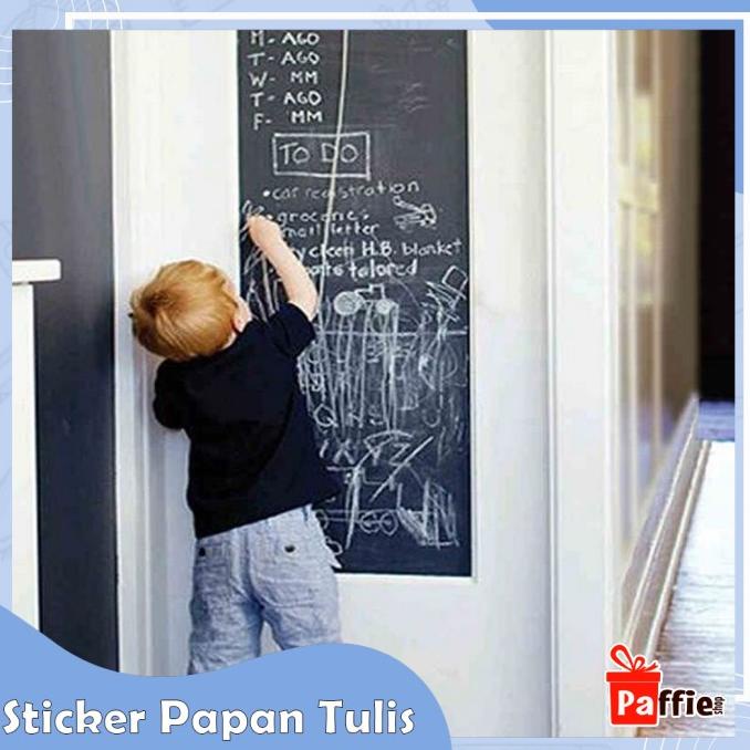 

TERBAIK!!! Sticker Papan Tulis Black BOARD / HITAM DIY kanvas paffie gambar tulis