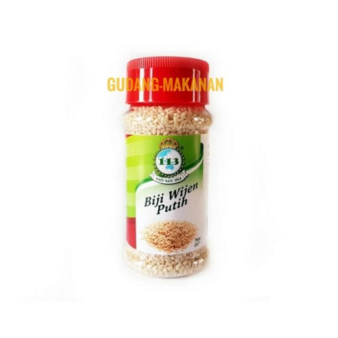 

STOK TERBATAS BIJI WIJEN PUTIH / SESAME SEEDS 55GR