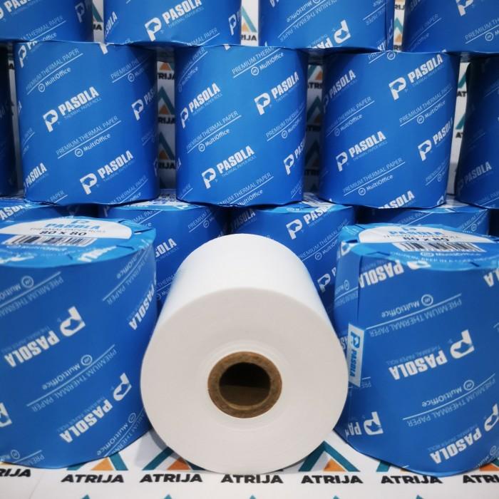 

(1 BOX= 50 Roll) Kertas Thermal Struk Kasir 80 x 80 . Pasola 80x80