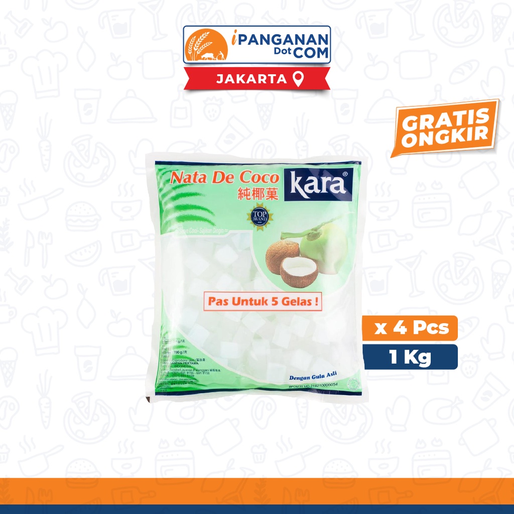 

Kara Sari Kelapa Cocopandan Bag 1 Kg x 4 Pack - JKT