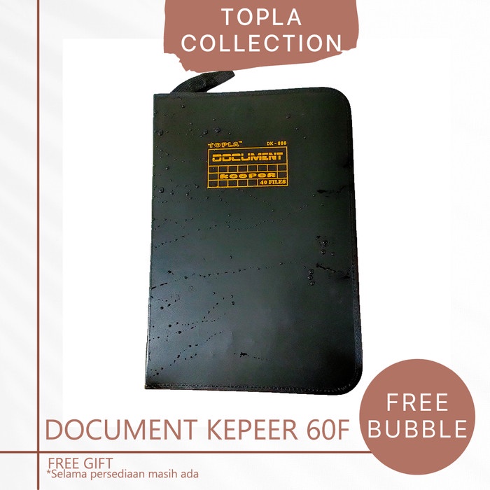 

Terlaris [Grosir] Document Keeper Map File Custom Reselting Zipper 60F