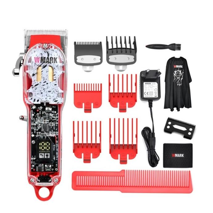 Alat Cukur Elektrik Wmark Ng 409 Pangkas Rambut Barbershop Led Display Leniga12