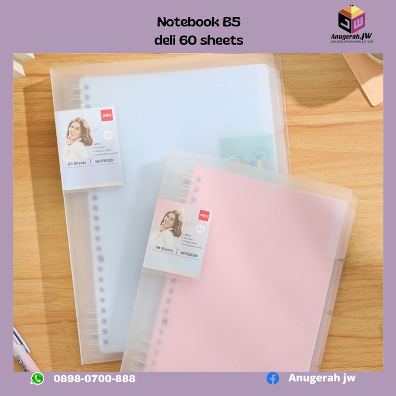 

Binder Note / Catatan Deli Uk. B5 Free Isi [ Edisi AGNEZ MO ] - CN035