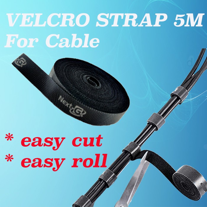 

Terlaris Cord Velcro Strap Pengikat Kabel Cord Holder Perapih Kabel Charger Listrik